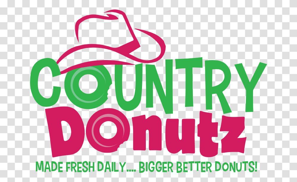 Country Donutz Logo Country Donuts Salisbury Nc, Alphabet, Word, Label Transparent Png