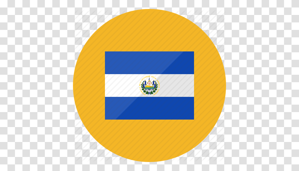 Country El Salvador Flag Flags Location National World Icon, Logo, Trademark, Armor Transparent Png