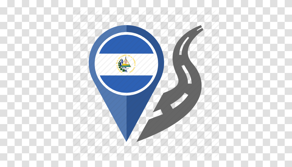 Country El Salvador Flag Location Nation Navigation Pn, Animal, Label, Slug Transparent Png