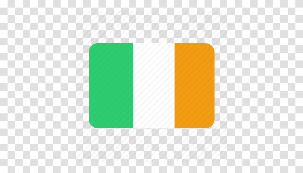 Country Flag Ireland Irish Icon, Rubber Eraser, Business Card, Paper Transparent Png