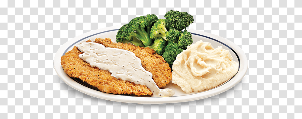 Country Fried Steak, Plant, Broccoli, Vegetable, Food Transparent Png