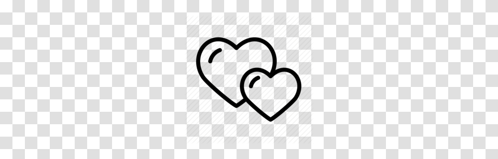 Country Heart Clipart, Stencil Transparent Png