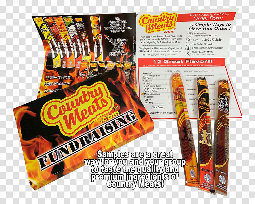Country Meats Beef Sticks, Food, Candy, Poster, Advertisement Transparent Png