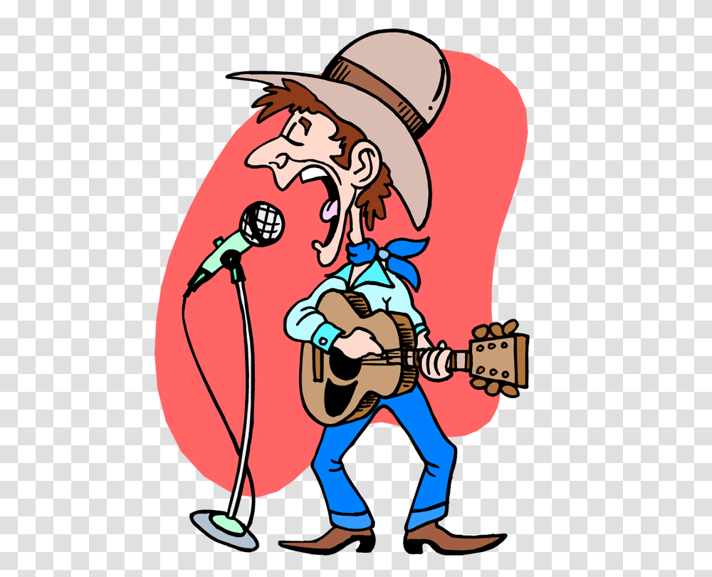 Country Music Clipart Musician Clipart, Leisure Activities, Guitar, Musical Instrument, Performer Transparent Png