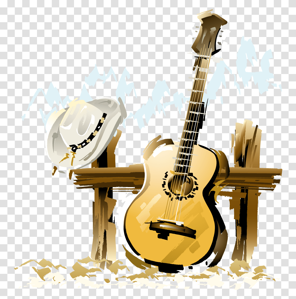 Country Music Image Country Music Clipart, Guitar, Leisure Activities, Musical Instrument, Lute Transparent Png