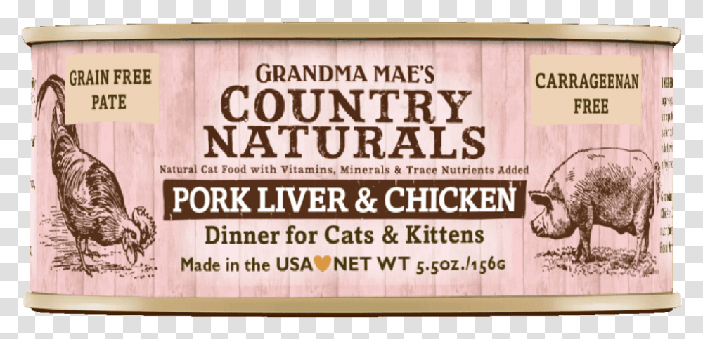 Country Naturals Grandma Mae's Chicken Dinner, Advertisement, Bird, Label Transparent Png
