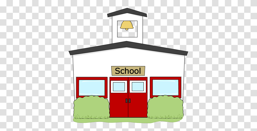 Country School Clipart Clipart Escuela School, Kiosk, Postal Office, Meal, Food Transparent Png