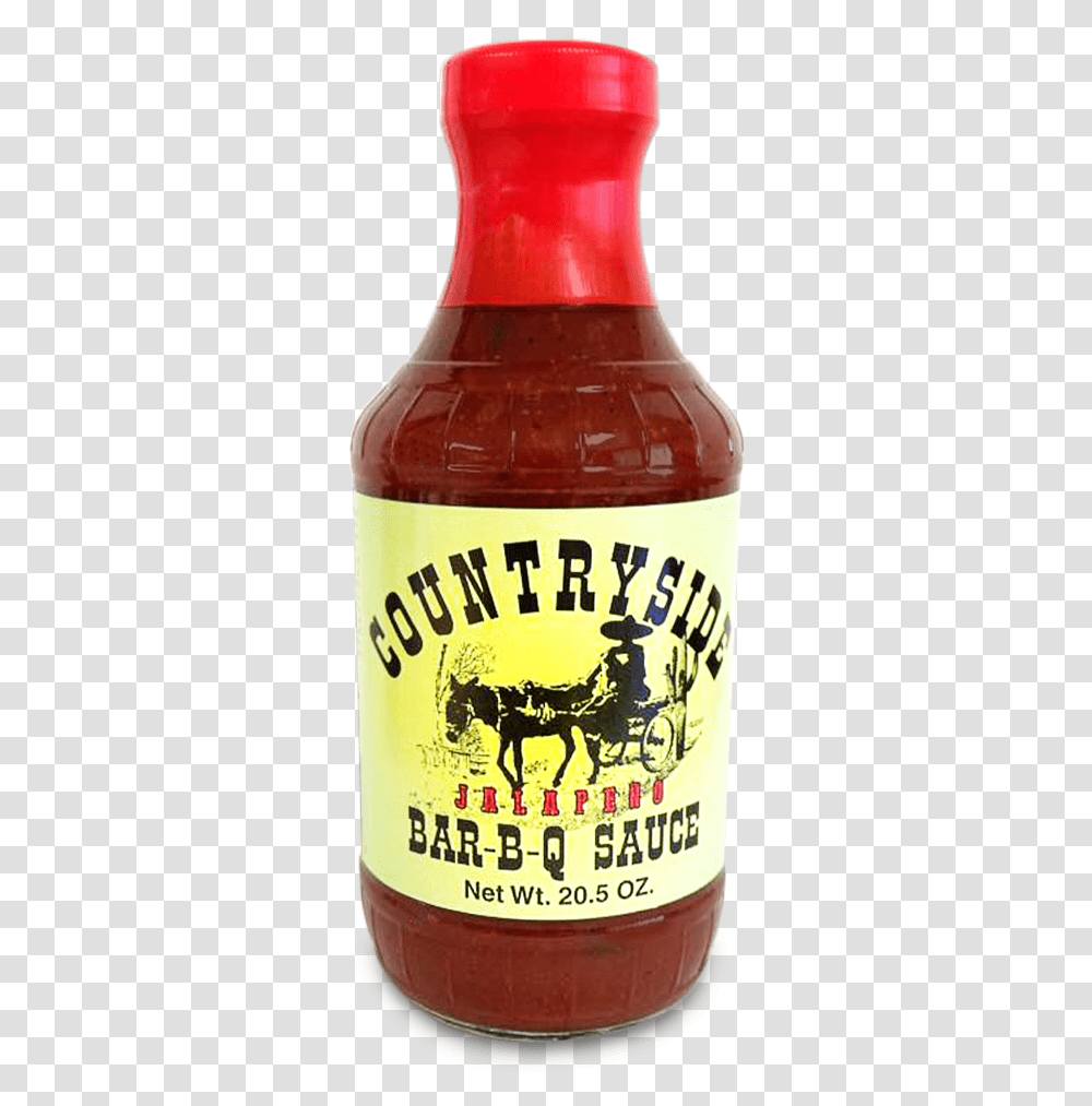 Countryside Jalapeno Sauce Bottle, Ketchup, Food, Beer, Alcohol Transparent Png