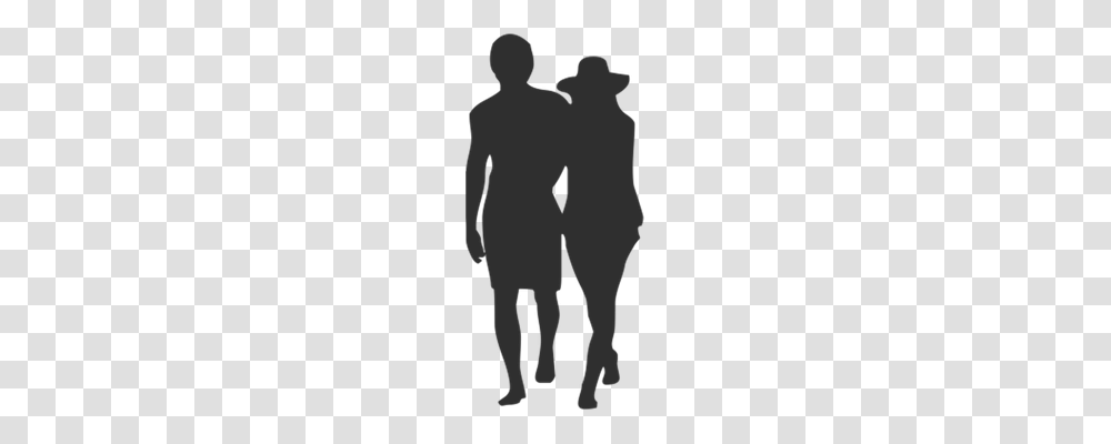 Couple Holiday, Silhouette, Sleeve Transparent Png