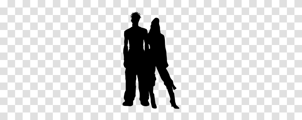 Couple Person, Silhouette, Outdoors, Nature Transparent Png