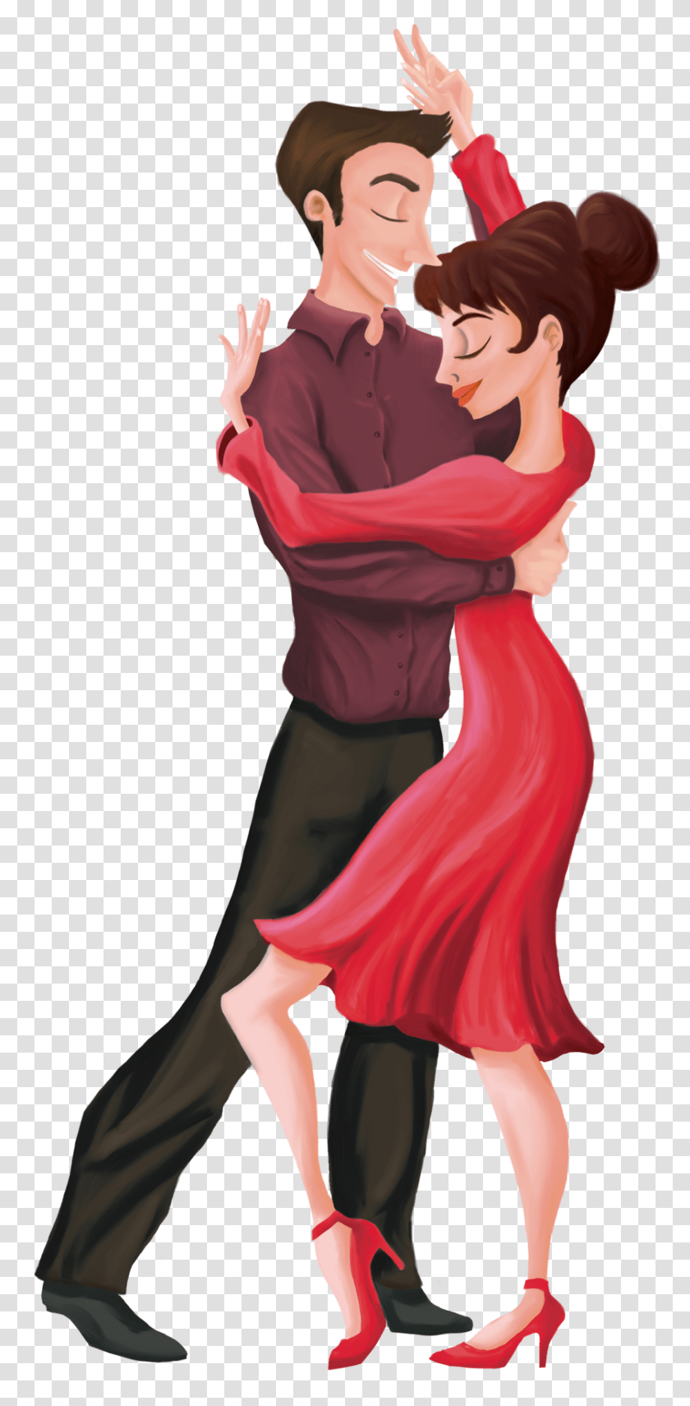 Couple 3 Numero Tango Download Cartoon, Dance Pose, Leisure Activities, Performer, Person Transparent Png