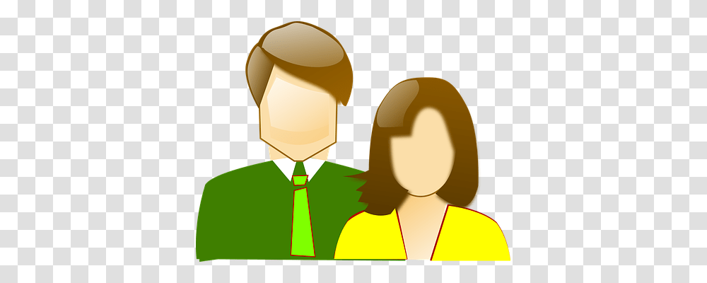 Couple Person, Tie, Accessories, Gold Transparent Png