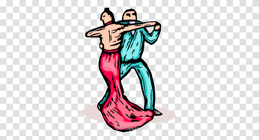 Couple Ballroom Dancing Royalty Free Vector Clip Art Illustration, Person, Leisure Activities, Hand, Karaoke Transparent Png