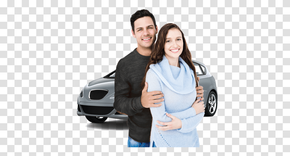 Couple Car Rental Paros 394694 Images Pngio Couple With Car, Clothing, Person, Vehicle, Transportation Transparent Png
