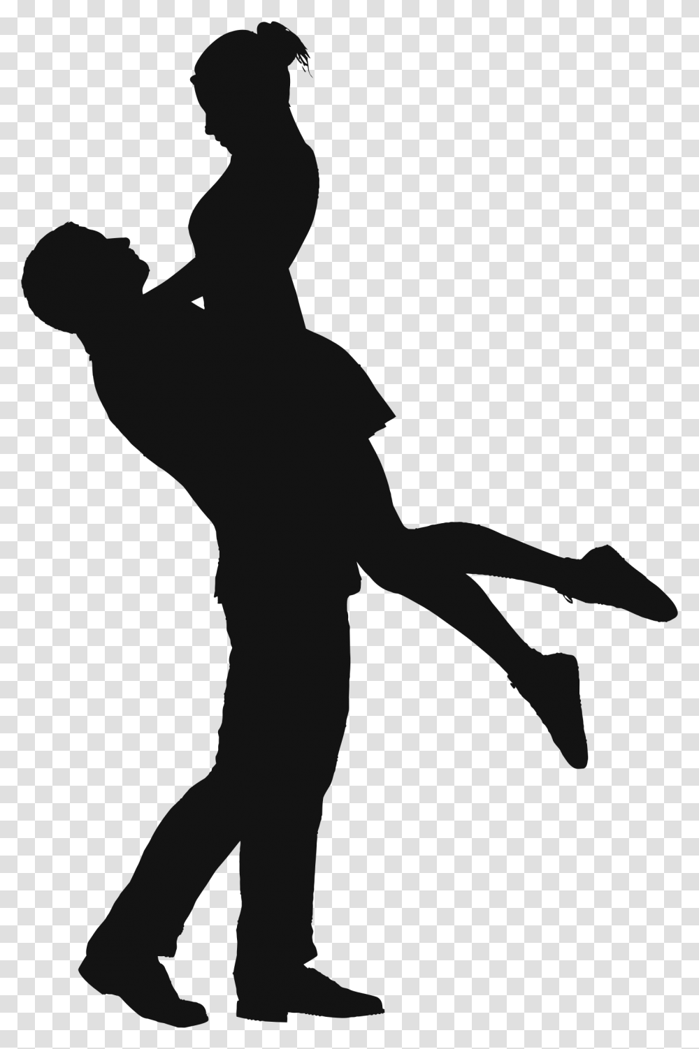 Couple Clipart People Silhouette Couple, Person, Human, Ninja Transparent Png