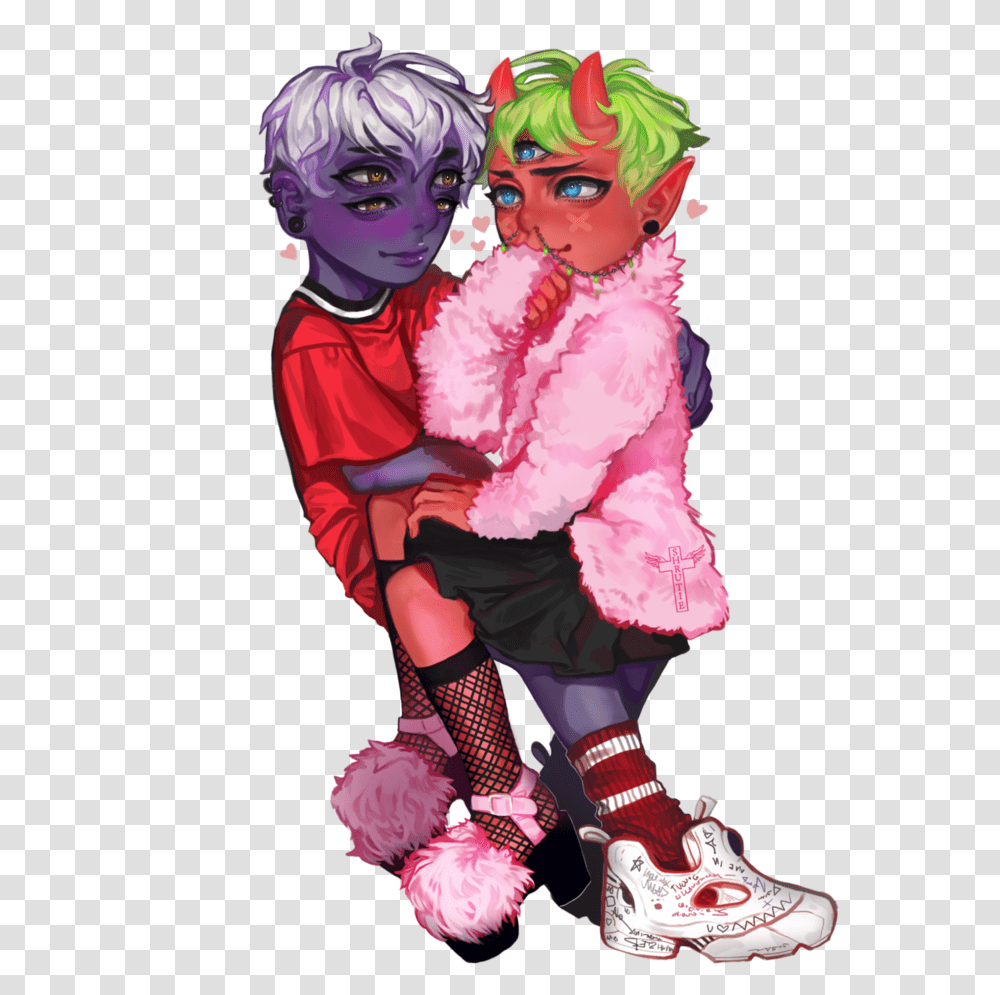 Couple Comm By Zosmos Cartoon, Person, Comics Transparent Png