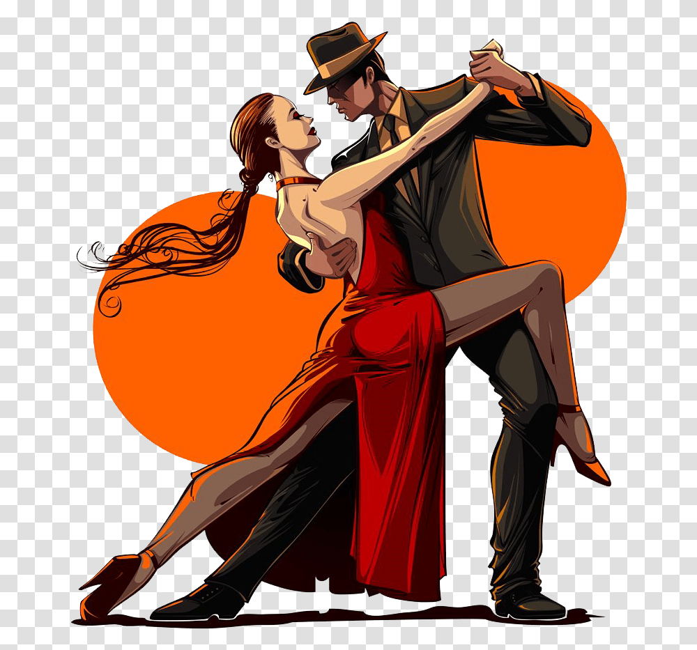 Couple Doing The Tango, Dance Pose, Leisure Activities, Person, Human Transparent Png