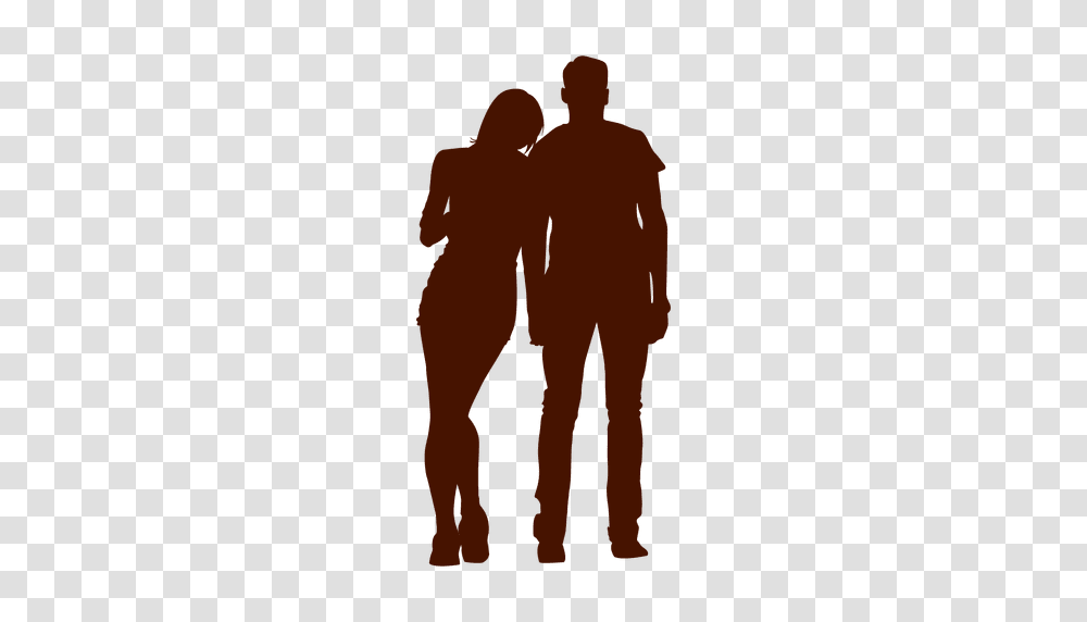 Couple Family Kiss Holding Hands, Person, Human, Silhouette, Pedestrian Transparent Png