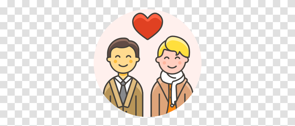 Couple Gay Love Icon Couple Break Up Cartoon, Chef, Heart, Poster, Advertisement Transparent Png