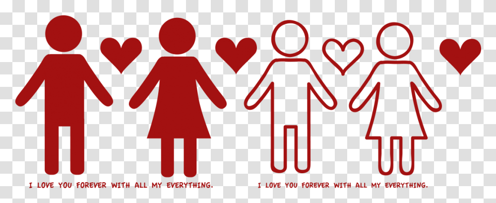 Couple Holding Hands Couple Of Person Icon, Sign, Logo, Crowd Transparent Png