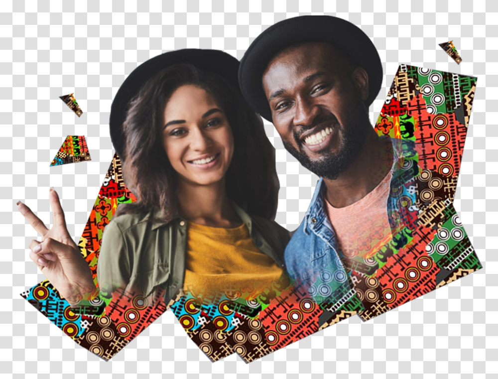 Couple Holi, Person, Face, Advertisement, Poster Transparent Png