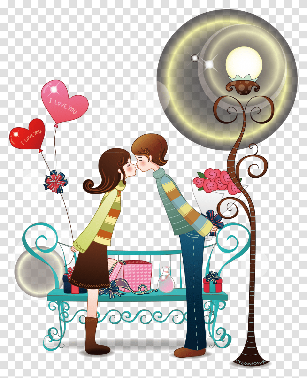 Couple Love Cartoon Image High Quality Clipart Happy Anniversary To Our Best Friends, Person, People, Doodle Transparent Png