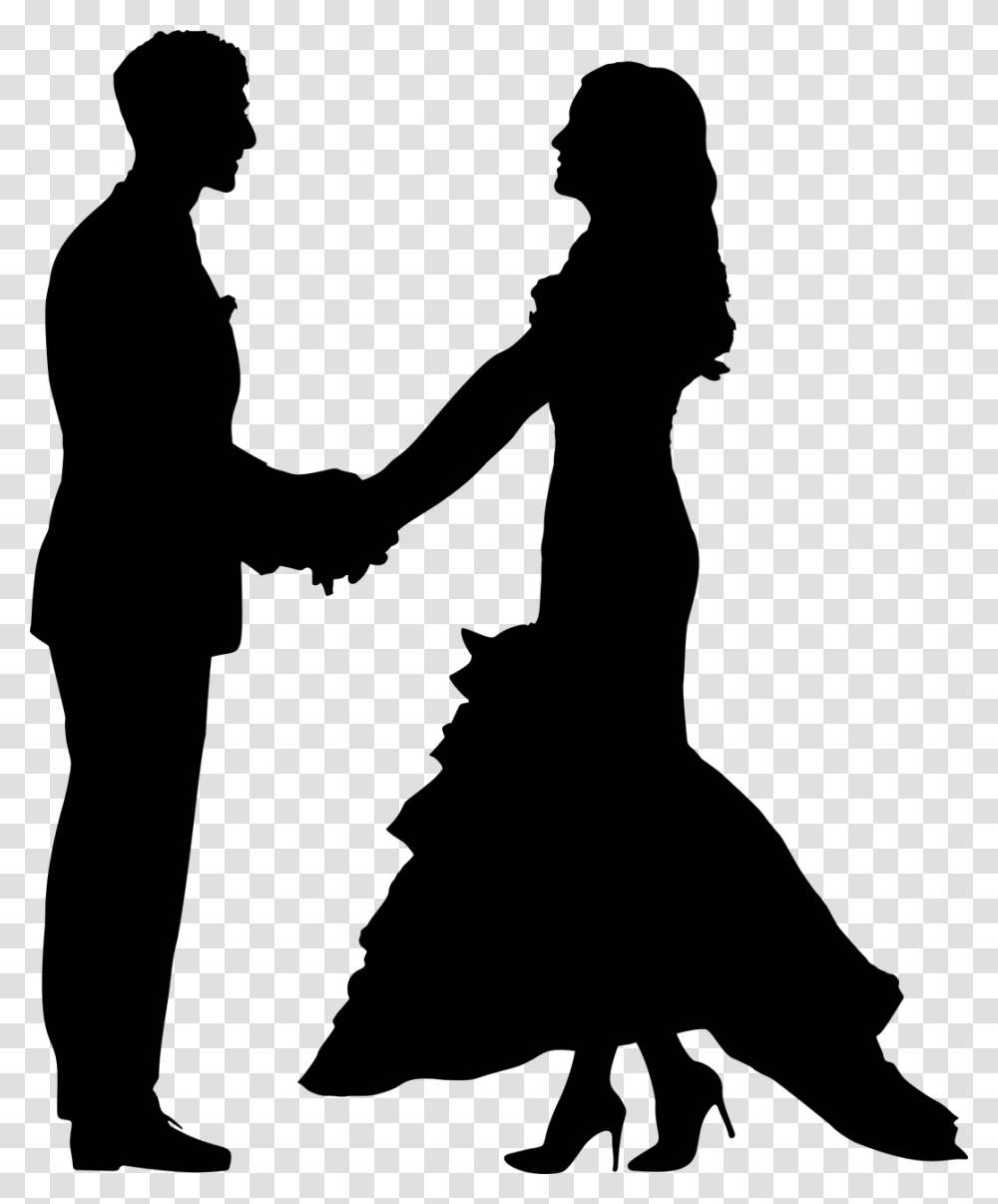 Couple Love Silhouette Free Photo Couple Love Silhouette, Gray, World Of Warcraft Transparent Png