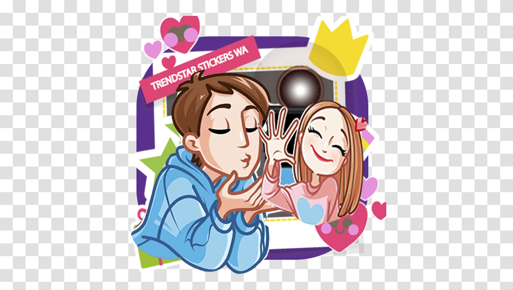 Couple Love Sticker New Couple Love Stickers, Advertisement, Poster, Person, Graphics Transparent Png