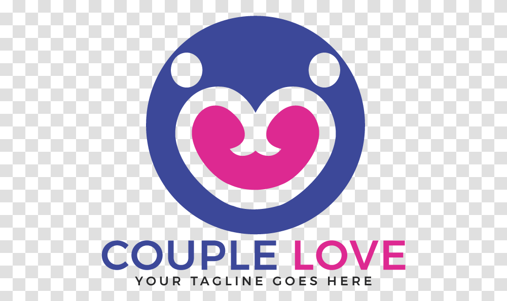 Couple Love Vector Logo Design Graphic Design, Poster, Advertisement, Heart Transparent Png
