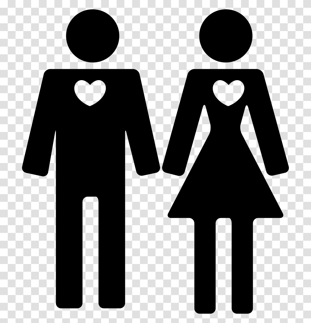 Couple Of Humans In Love Same Sex Marriage Icons, Sign, Road Sign Transparent Png