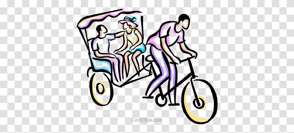 Couple On A Bike Ride Royalty Free Vector Clip Art Illustration, Vehicle, Transportation, Bicycle, Wheel Transparent Png