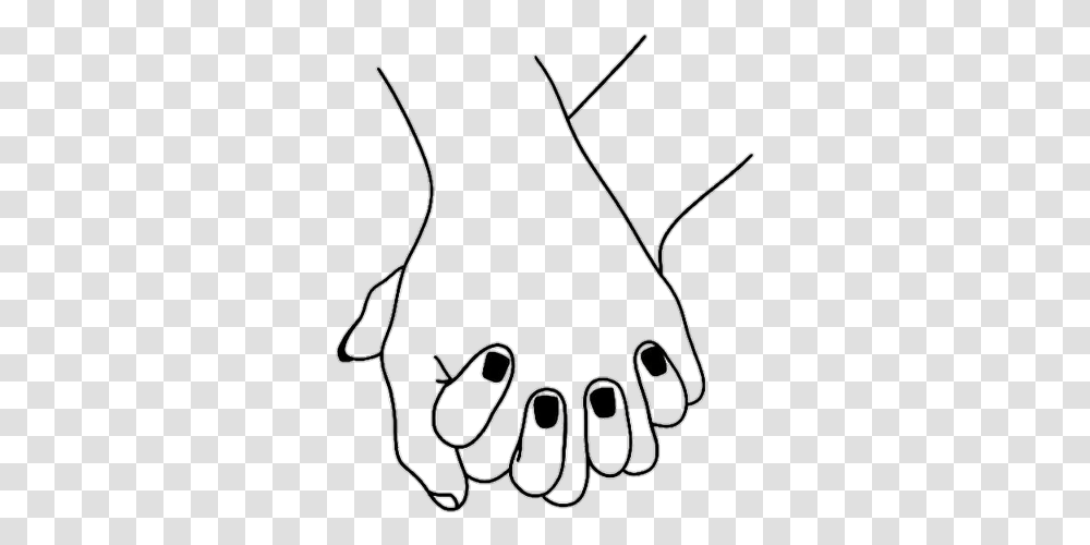 Couple Pareja Love Boyfriend Girlfriend Amor Sketch, Hand, Footprint Transparent Png