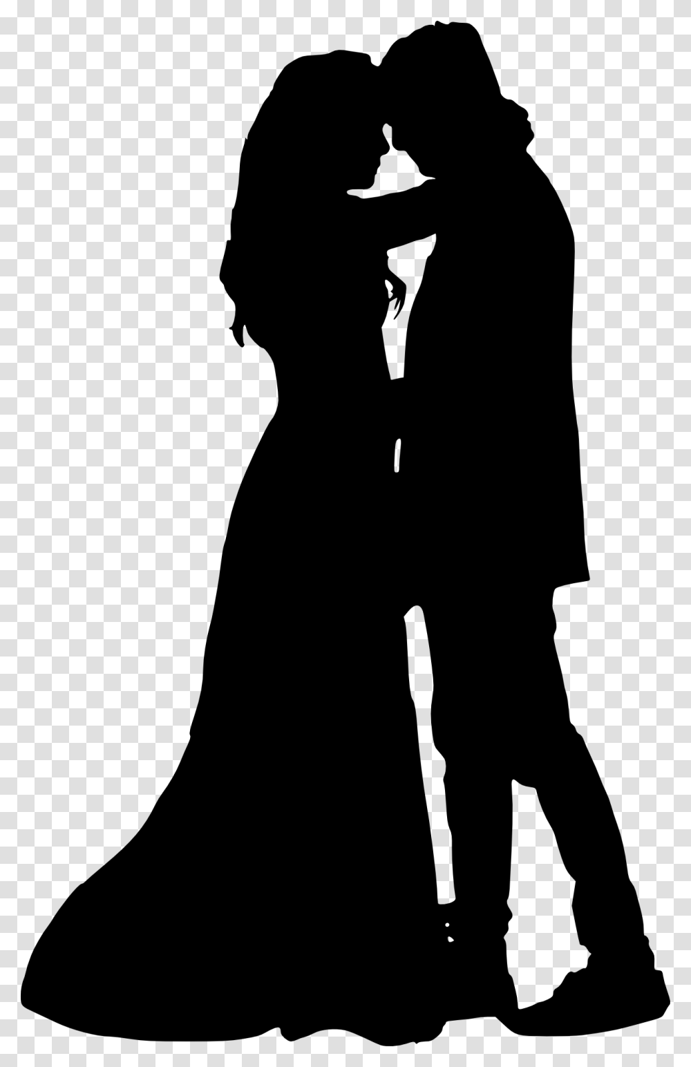 Couple Silhouette Background, Person, Human, Kneeling, Photography Transparent Png