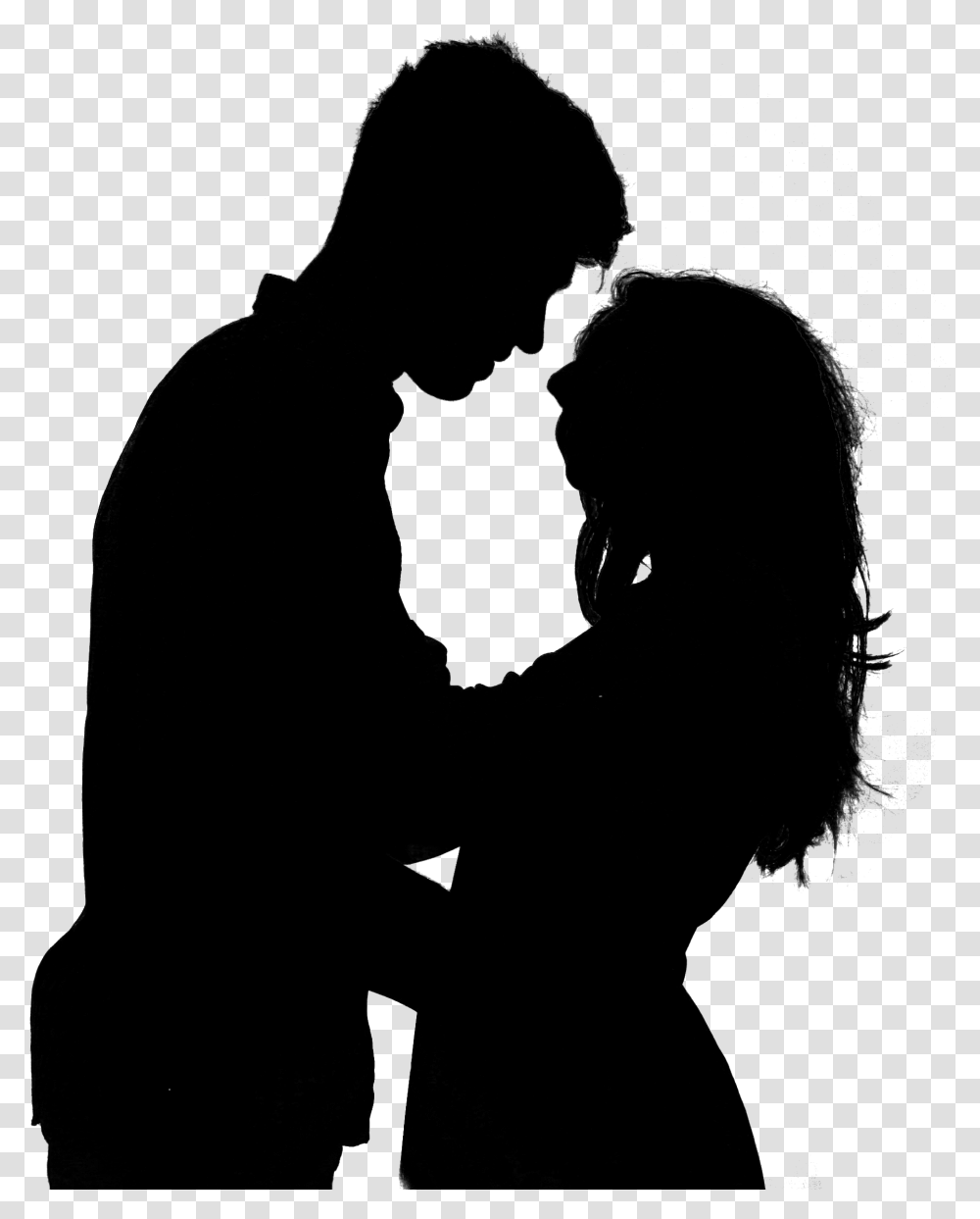 Couple Silhouette, Gray, World Of Warcraft Transparent Png