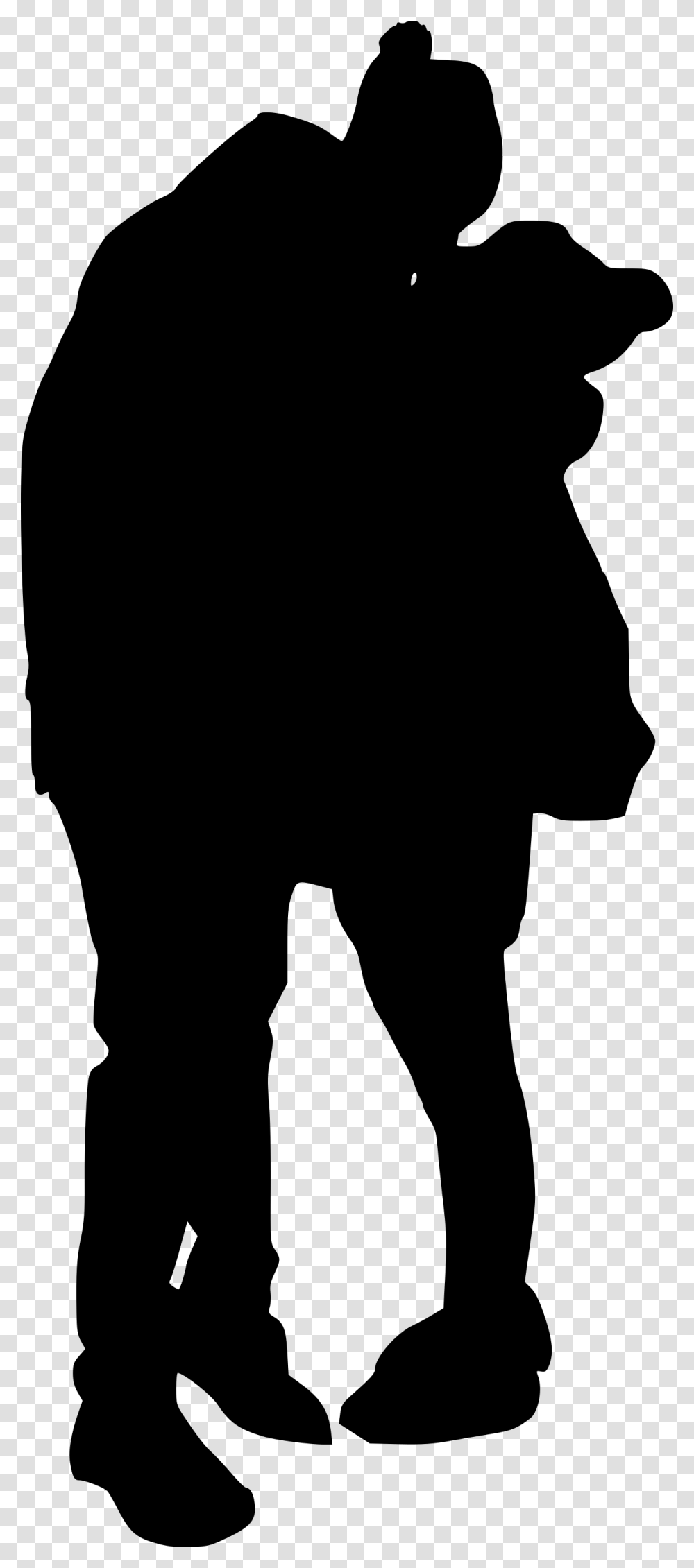 Couple Silhouette, Gray, World Of Warcraft Transparent Png