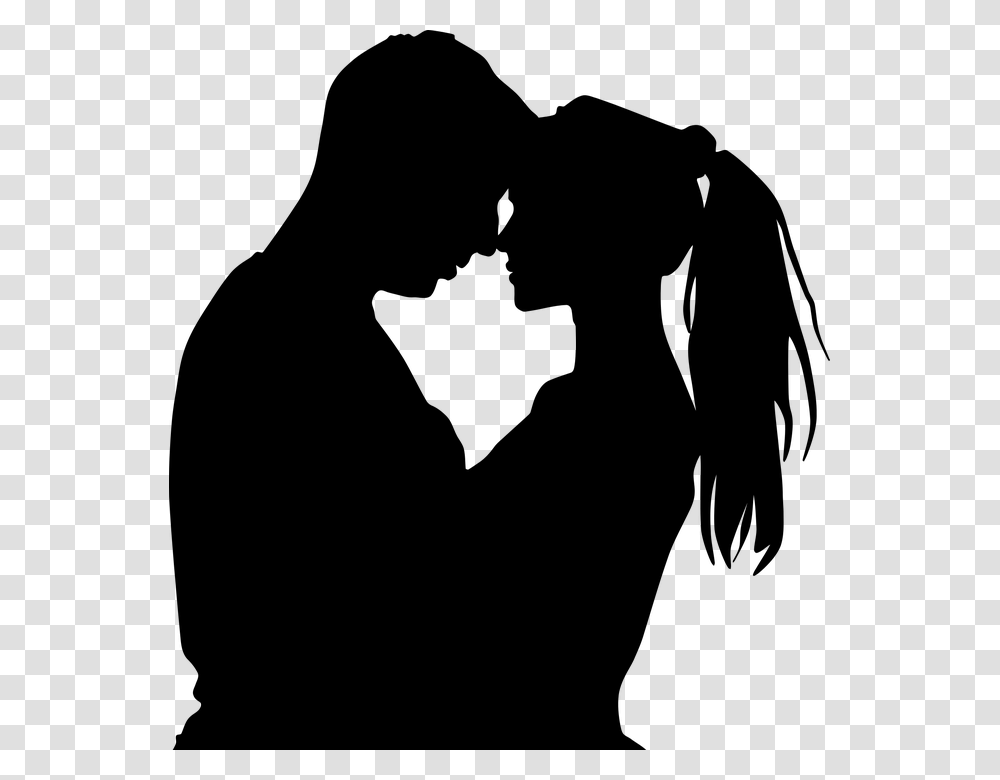 Couple Silhouette, Gray, World Of Warcraft Transparent Png