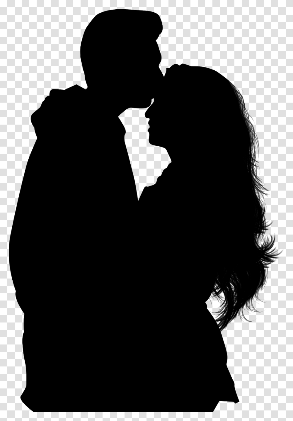 Couple Silhouette, Gray, World Of Warcraft Transparent Png