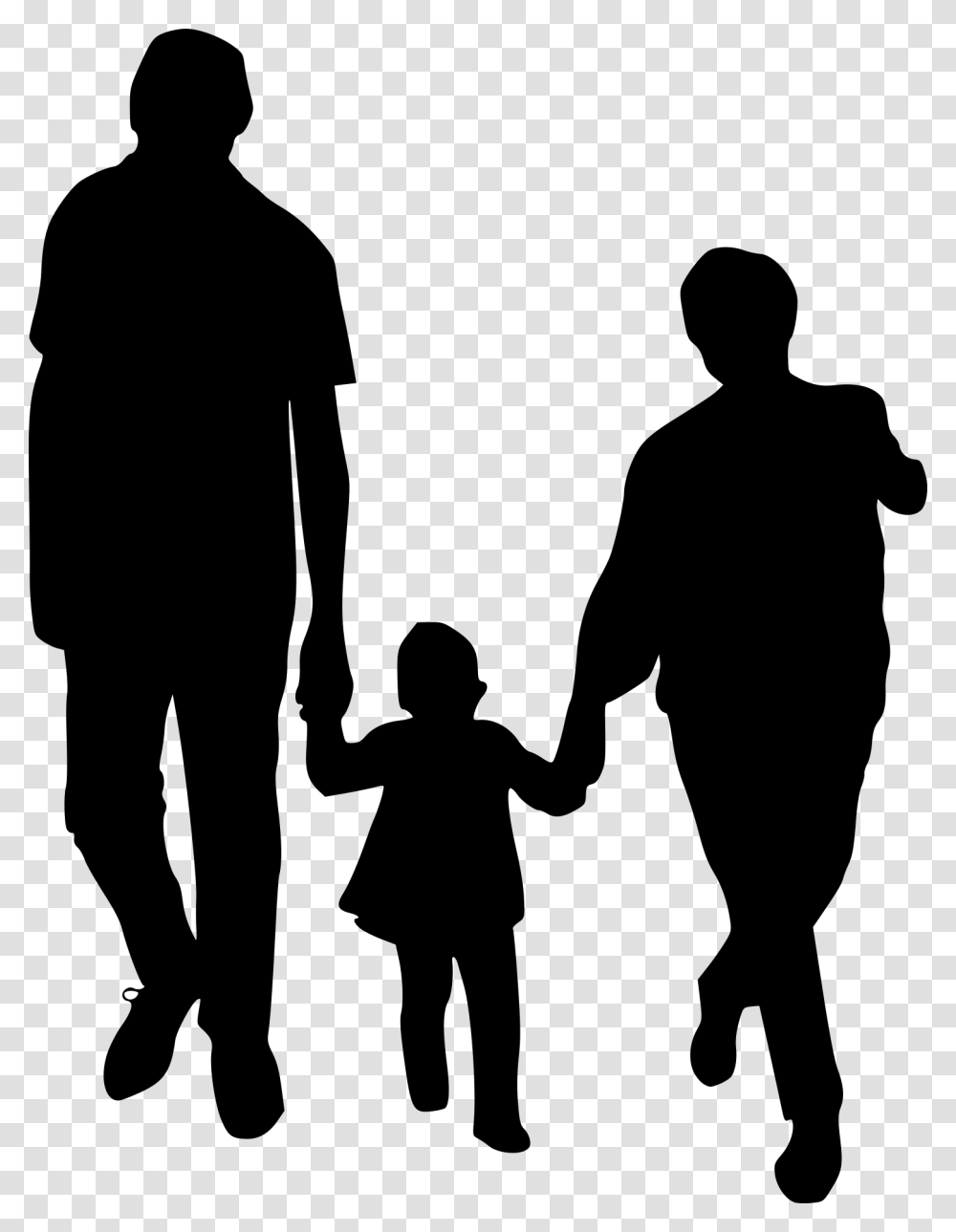Couple Silhouette Holding Hands Background Family Silhouette, Gray, World Of Warcraft Transparent Png