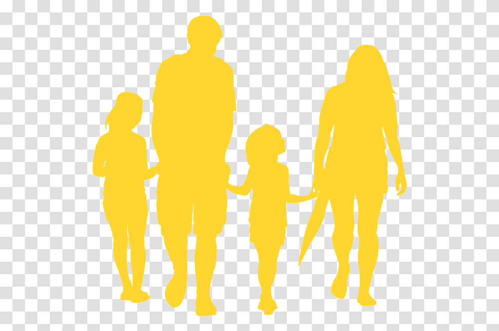 Couple Silhouette Holding Hands, People, Person, Human, Family Transparent Png