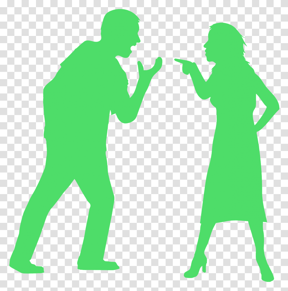 Couple Silhouette Holding Hands, Person, Green, Pedestrian, People Transparent Png