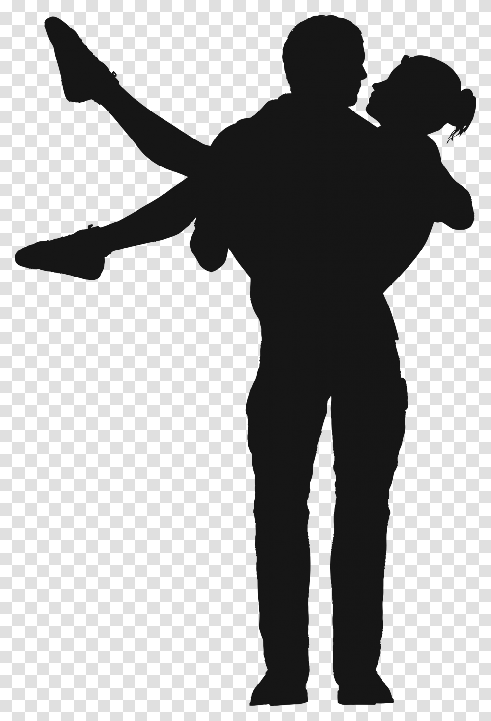 Couple Silhouette Icons, Person, Human, Stencil, Ninja Transparent Png