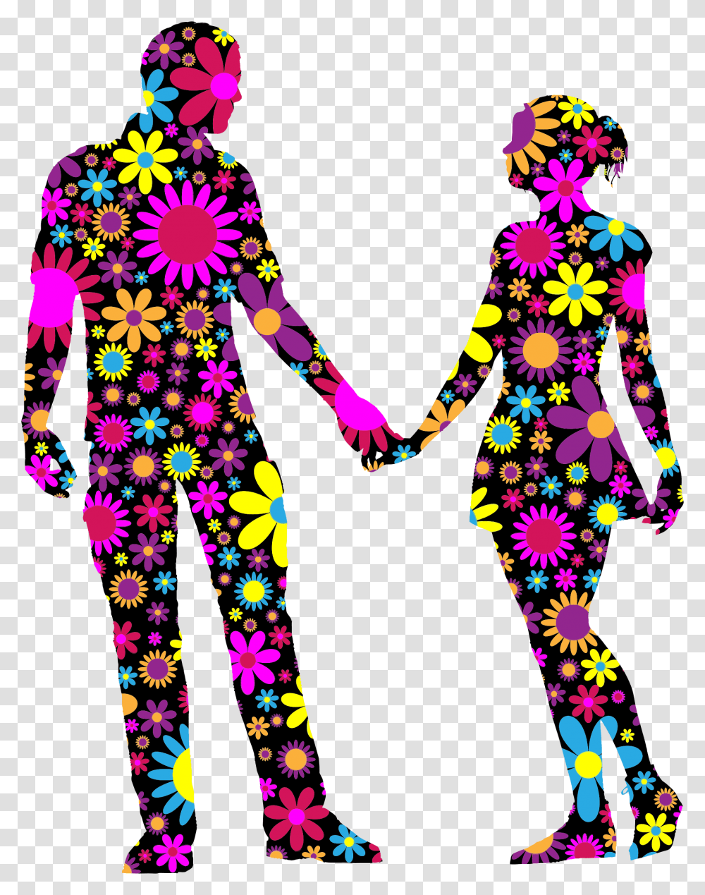 Couple Silhouette Silhouette Of Couple, Parade Transparent Png