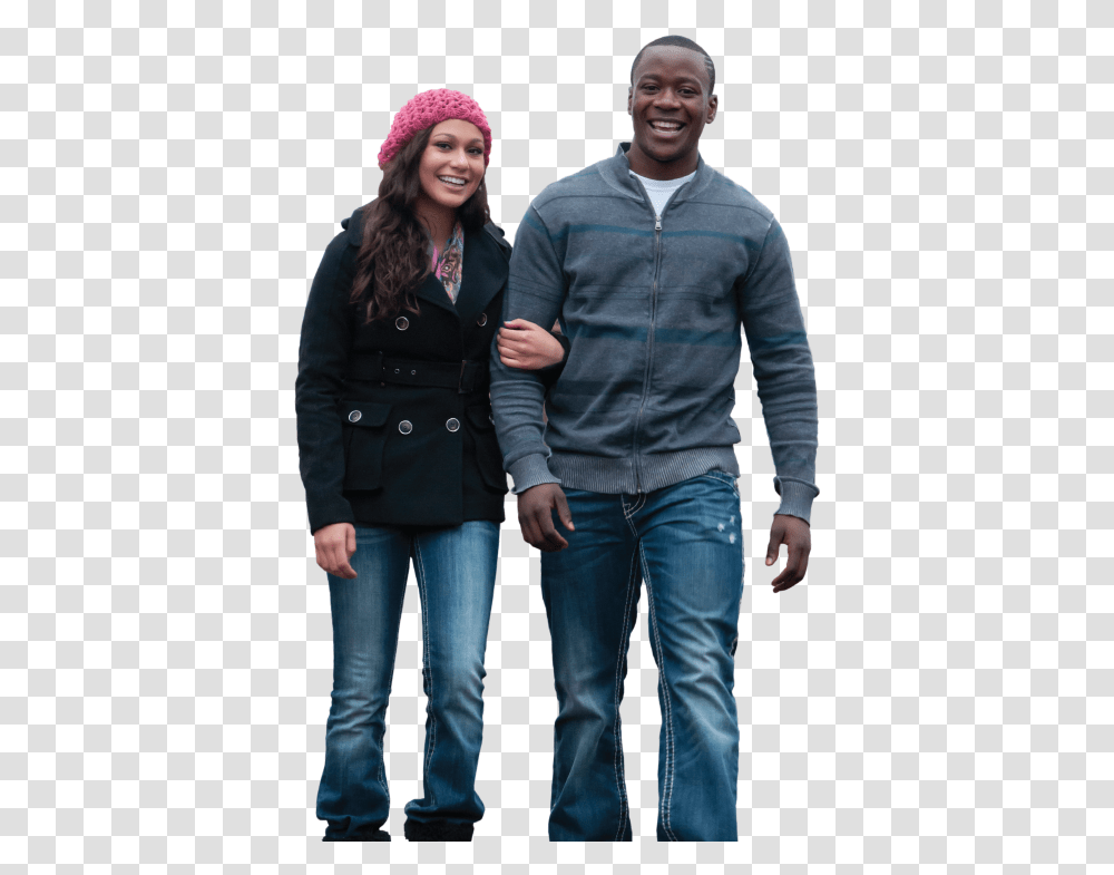 Couple Walking, Pants, Person, Jeans Transparent Png
