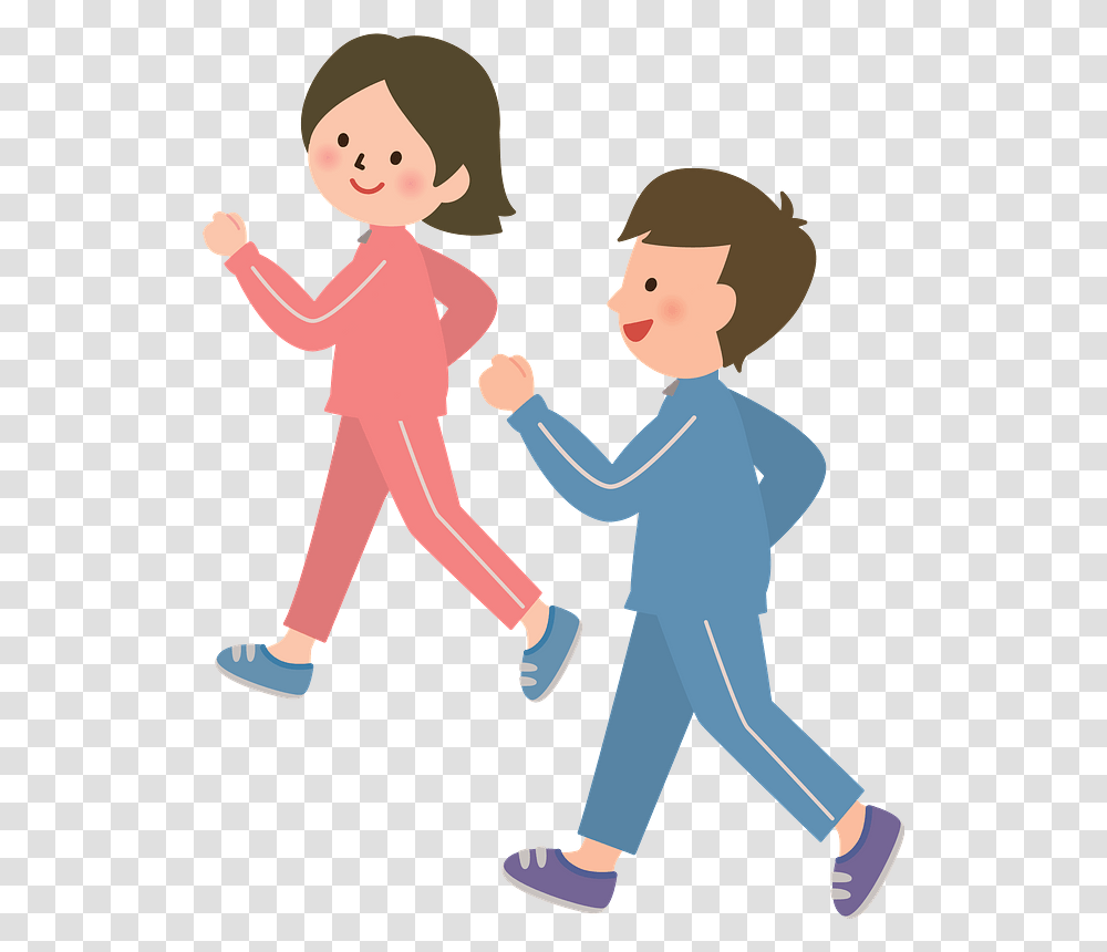 Couple Walking Exercise Clipart Walking, Person, Hand, People, Female Transparent Png