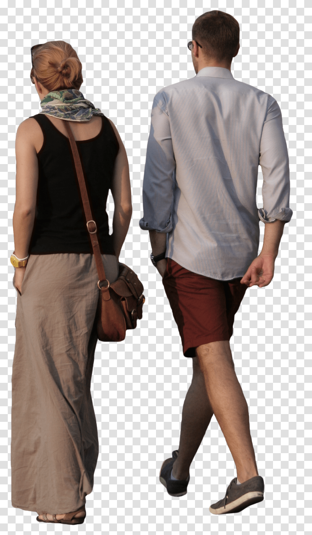 Couple Walking People Walking Cutout, Person, Fashion, Sleeve Transparent Png