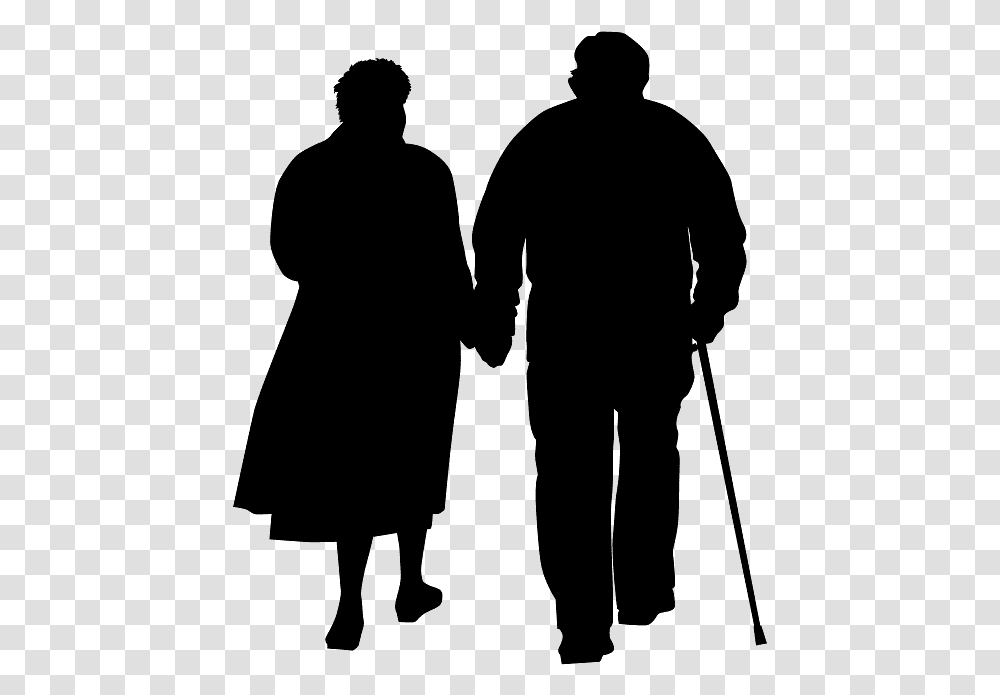 Couple Walking Silhouette, Gray, World Of Warcraft Transparent Png