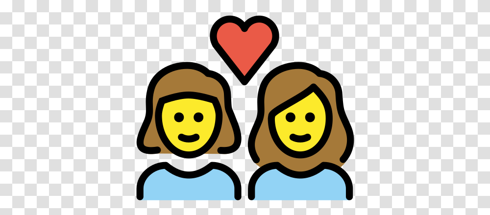 Couple With Heart Woman Emoji Mom And Dad, Label, Text, Plant, Hand Transparent Png