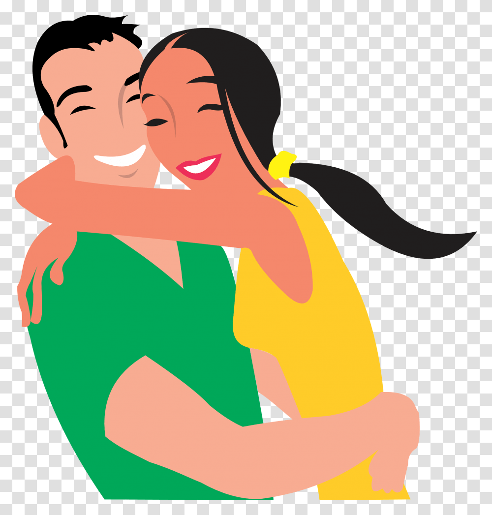 Couples Clipart, Person, Human, Dating, Hug Transparent Png