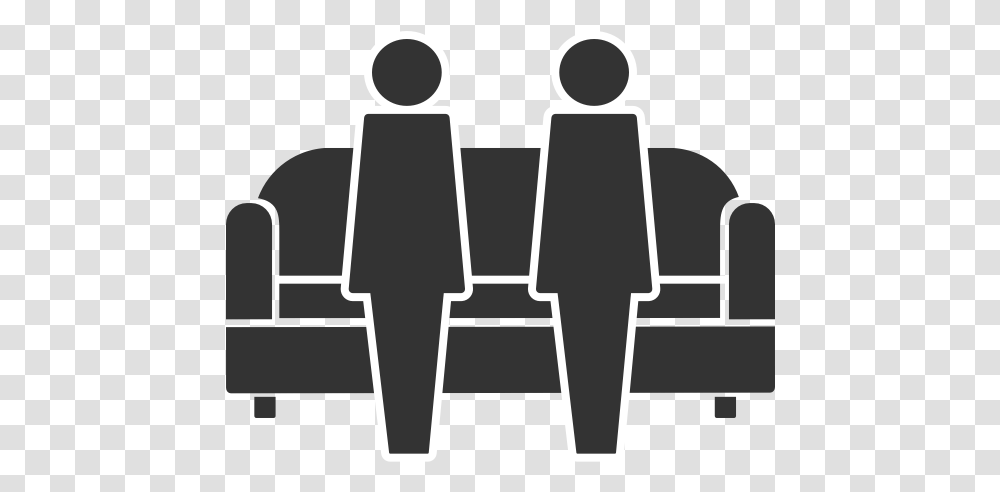 Couples Counseling Lori Gottlieb Chair, Silhouette, Furniture, Network, Crowd Transparent Png