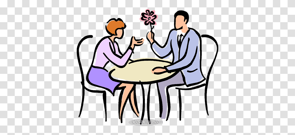 Couples Enjoying A Conversation Royalty Free Vector Clip Art, Painting, Dating, Interview, Sitting Transparent Png